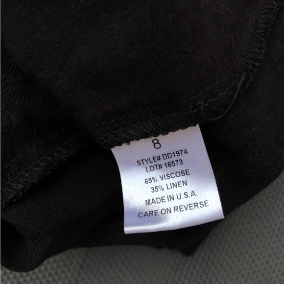 INTERMIX Marseille Lace-Up Top black size 8 - Picture 6 of 7